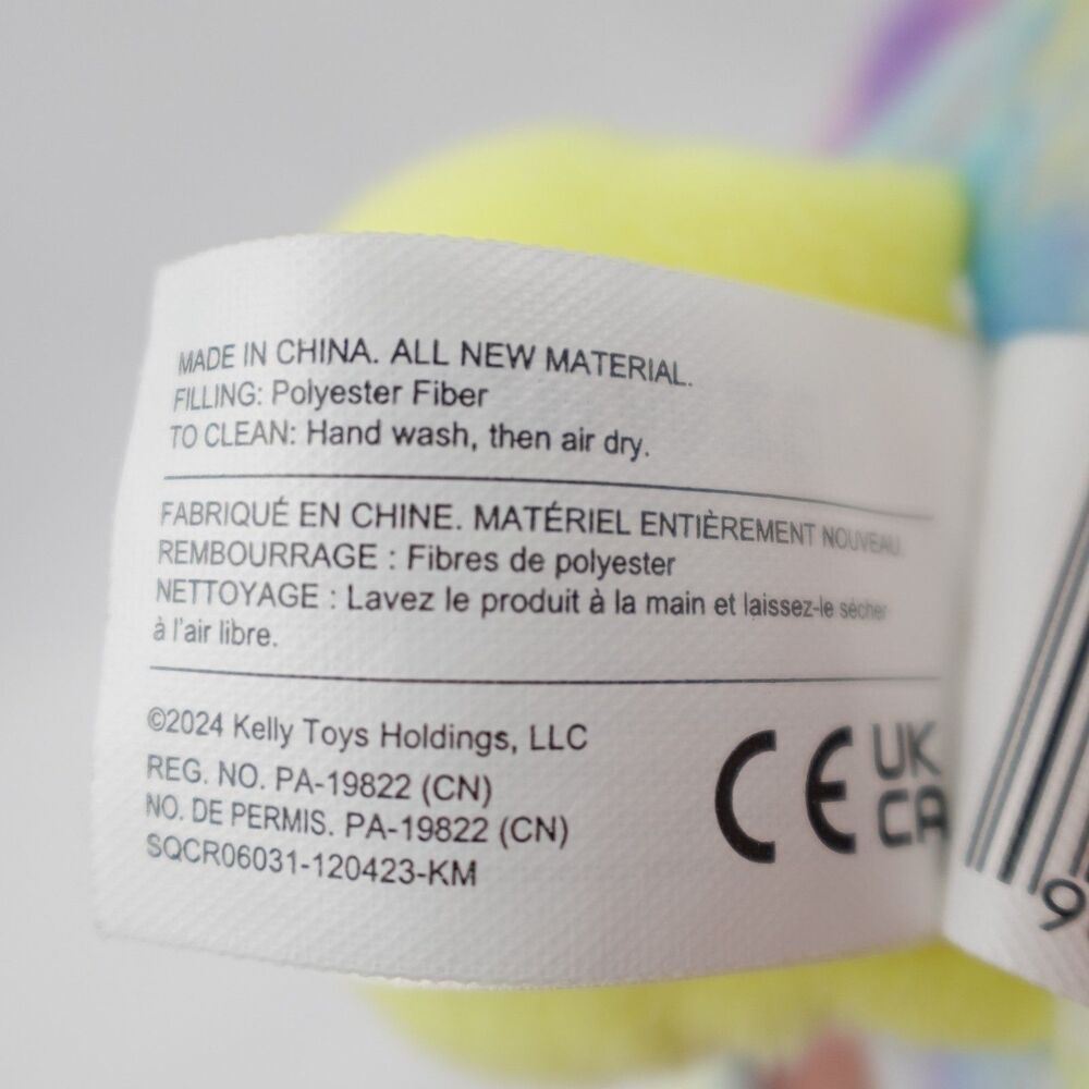 NWOT Squishmallows Pedi The Octopus 8" Plush Rainbow Tie-Dye Stuffed Animal Soft - Picture 9 of 12